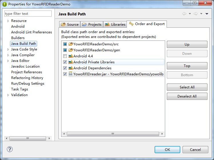 選中yoworfidreader.jar
